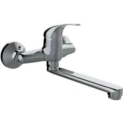 Idrobric Eureka Miscelatore Cucina a Parete Girevole - Ottone Moderno Idrobric Eureka Miscelatore Cucina a Parete Girevole - Ottone Moderno