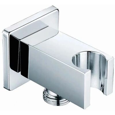 IDROBRIC - Presa d'acqua quadra ottone - Cromato - 1/2" universale - Rubinetto bagno IDROBRIC - Presa d'acqua quadra ottone - Cromato - 1/2" universale - Rubinetto bagno