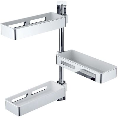 AQUASANIT - Concept - Rotante con tre ripiani - Organizzatore bagno AQUASANIT - Concept - Rotante con tre ripiani - Organizzatore bagno