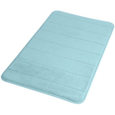 AQUASANIT Tappeto da bagno in memory foam azzurro chiaro - Tappeto da bagno AQUASANIT Tappeto da bagno in memory foam azzurro chiaro - Tappeto da bagno