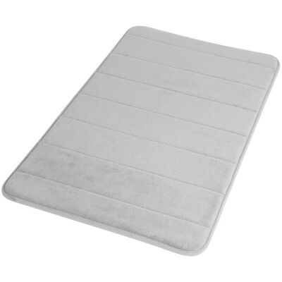 AQUASANIT Tappeto bagno Memory Foam grigio chiaro - Tappeto bagno AQUASANIT Tappeto bagno Memory Foam grigio chiaro - Tappeto bagno