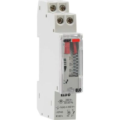 Vemer VP877500 ELO-D - Electromechanical Daily Timer, DIN Rail, Gray Vemer VP877500 ELO-D - Electromechanical Daily Timer, DIN Rail, Gray
