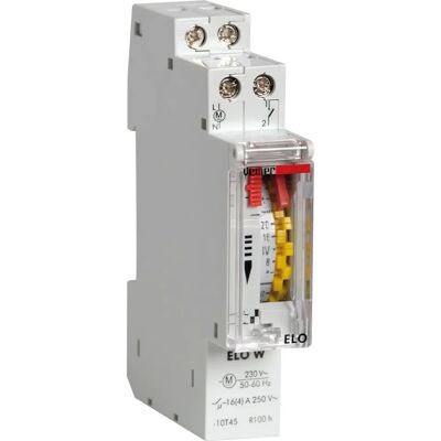 VEMER Interruptor horário semanal electromecânico 1 módulo DIN VP878300 VEMER Interruptor horário semanal electromecânico 1 módulo DIN VP878300