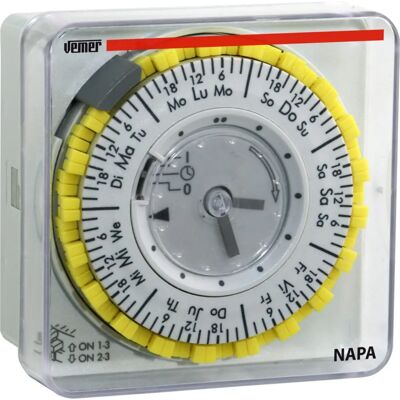 VEMER VP887400 Temporizador semanal eletromecânico VEMER VP887400 Temporizador semanal eletromecânico