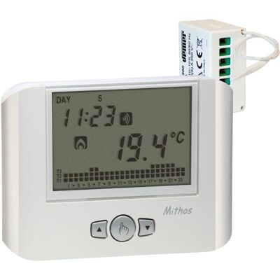 VEMER VEMER VE428900 Bezprzewodowy termostat - Montaż naścienny, RF zdalne sterowanie, Zasilanie na baterie - Termostat VEMER VEMER VE428900 Bezprzewodowy termostat - Montaż naścienny, RF zdalne sterowanie, Zasilanie na baterie - Termostat