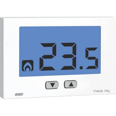 Termostat cyfrowy Vemer VE720900 naścienny - LCD niebieskie podświetlenie - 230V, Biały Termostat cyfrowy Vemer VE720900 naścienny - LCD niebieskie podświetlenie - 230V, Biały