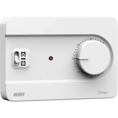 VEMER Termostato VE757500 - Montaje en pared 230V Calefacción y Refrigeración VEMER Termostato VE757500 - Montaje en pared 230V Calefacción y Refrigeración