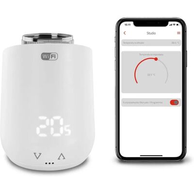 VEMER VEMER WiFi Termostatka - Regulacja grzejnika VEMER VEMER WiFi Termostatka - Regulacja grzejnika