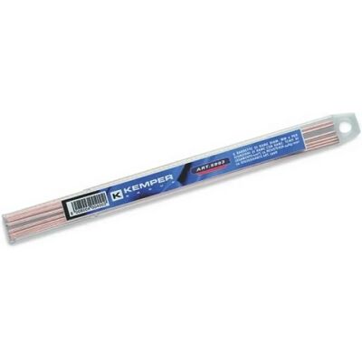 Barra de cobre KEMPER - Diâmetro 2mm - Comprimento 50cm - Varas de soldar Barra de cobre KEMPER - Diâmetro 2mm - Comprimento 50cm - Varas de soldar