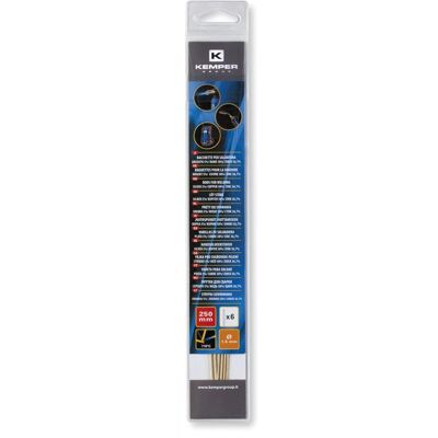 Materiales de soldadura Kemper - Barras de aleación baja en plata - 6 uds Materiales de soldadura Kemper - Barras de aleación baja en plata - 6 uds