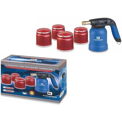 KEMPER Gas-Schweißset - Einstellbare Temperatur, 4 Patronen KEMPER Gas-Schweißset - Einstellbare Temperatur, 4 Patronen