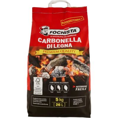 Fochista Carbonella Legna 5Kg - Carbone Fochista Carbonella Legna 5Kg - Carbone