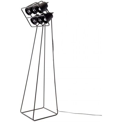 Seletti Multi Stehleuchte - Schwarz - Industriell - 6 Lampen Seletti Multi Stehleuchte - Schwarz - Industriell - 6 Lampen