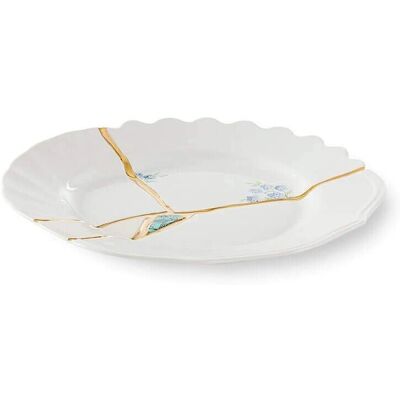 Piatto da dessert Kintsugi - Bianco & Oro - Designer Marcantonio Piatto da dessert Kintsugi - Bianco & Oro - Designer Marcantonio