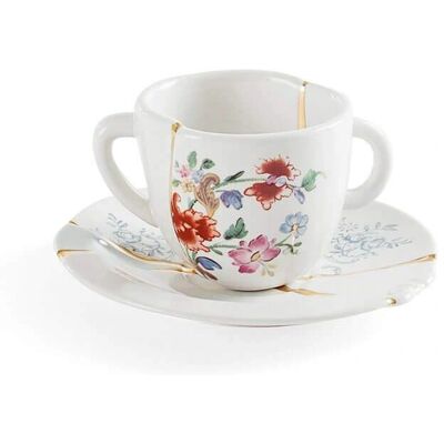 Seletti - Tazza da caffè Kintsugi - Bianca & Oro - Designer Marcantonio Seletti - Tazza da caffè Kintsugi - Bianca & Oro - Designer Marcantonio