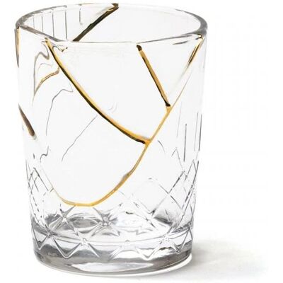 Bicchiere Kintsugi di Seletti - Porcellana e Oro - Per Bevande Fredde Bicchiere Kintsugi di Seletti - Porcellana e Oro - Per Bevande Fredde