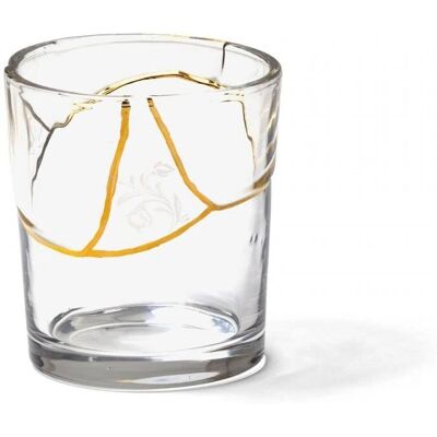 Bicchiere Kintsugi Seletti - Oro - 8,5cm Bicchiere Kintsugi Seletti - Oro - 8,5cm