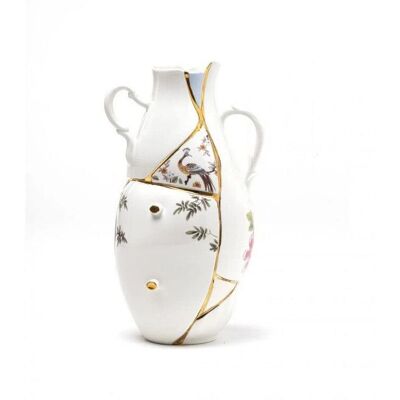 Waza Kintsugi z Bone China od Seletti - Elegancka Sztuka Naprawy Waza Kintsugi z Bone China od Seletti - Elegancka Sztuka Naprawy