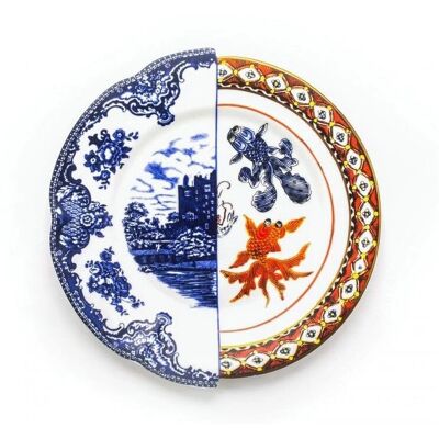 Assiette Hybrid Isaura de Seletti - Porcelaine Bone China Multicolore - Publicité Assiette Hybrid Isaura de Seletti - Porcelaine Bone China Multicolore - Publicité