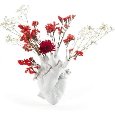 Seletti Modello Sconosciuto - Bianco - Vaso in Porcellana Scultoreo - Decorazione Casa Seletti Modello Sconosciuto - Bianco - Vaso in Porcellana Scultoreo - Decorazione Casa