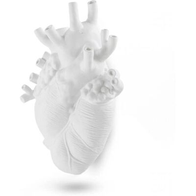 Seletti - Vaso cuore Love in Bloom - Bianco - Resina - Marcantonio Seletti - Vaso cuore Love in Bloom - Bianco - Resina - Marcantonio