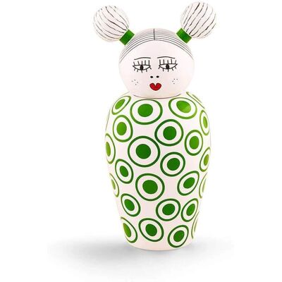 Vase en porcelaine vert Seletti Izumi - Couvercle Canopie - 17x25 cm - Publicité Vase en porcelaine vert Seletti Izumi - Couvercle Canopie - 17x25 cm - Publicité