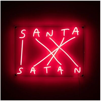Panneau LED Santa-Satan - Éclairage décoratif Panneau LED Santa-Satan - Éclairage décoratif