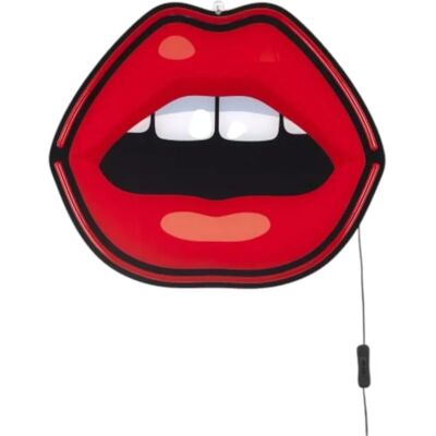 Lampe Murale Neon Seletti Bouche - Rouge - Art Néon - Publicité Lampe Murale Neon Seletti Bouche - Rouge - Art Néon - Publicité