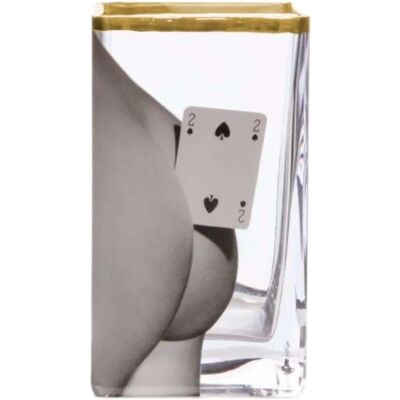 Vaso Toilet Paper Seletti - Multicolore - Vetro - 10x8x14cm - Arte Vaso Toilet Paper Seletti - Multicolore - Vetro - 10x8x14cm - Arte