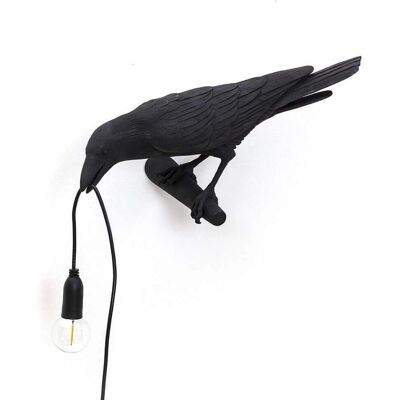 Lampe Oiseau Noir de Seletti - Applique Murale Lampe Oiseau Noir de Seletti - Applique Murale