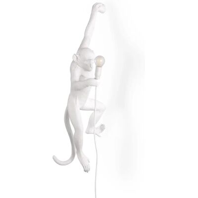 Lampada da Parete Monkey di Seletti - Luce in Resina Animale - Designer Marcantonio Lampada da Parete Monkey di Seletti - Luce in Resina Animale - Designer Marcantonio