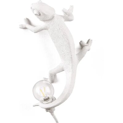 Applique murale Caméléon Seletti - Résine, USB, Blanc Applique murale Caméléon Seletti - Résine, USB, Blanc