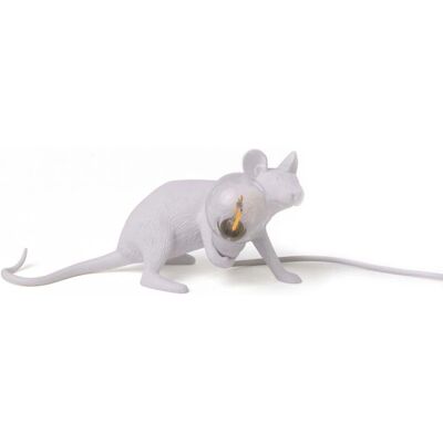 Lampe Souris Seletti Lop Lie Down - Lampe de table - Blanc Lampe Souris Seletti Lop Lie Down - Lampe de table - Blanc
