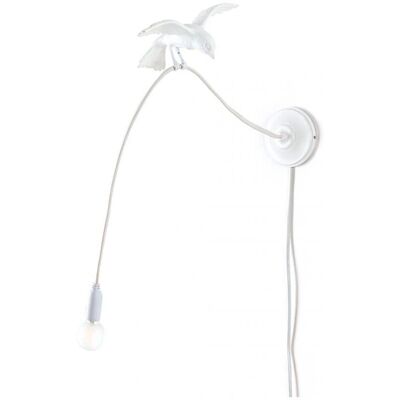 Applique Murale Seletti Sparrow Cruising - Réglable, Résine, Blanc - Intérieur Applique Murale Seletti Sparrow Cruising - Réglable, Résine, Blanc - Intérieur