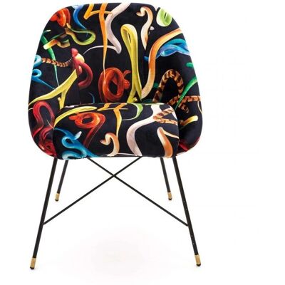 Seletti Gepolsterter Schlangenstuhl - 1950er Möbel-Design Seletti Gepolsterter Schlangenstuhl - 1950er Möbel-Design
