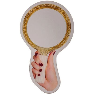 Seletti Gold Vanity Spiegel - Unisex Wandspiegel - 41x70cm - Spiegel Seletti Gold Vanity Spiegel - Unisex Wandspiegel - 41x70cm - Spiegel