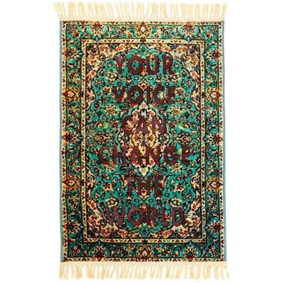 Loredana Longo Seletti Brenn-Teppich Stimme - Teppich Loredana Longo Seletti Brenn-Teppich Stimme - Teppich