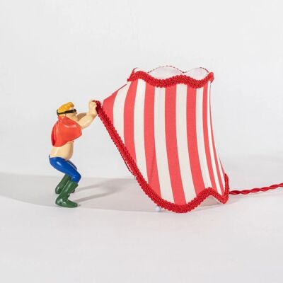 Seletti Zirkus Tischlampe - Rot, Polyesterstoff, Uto Balmoral Seletti Zirkus Tischlampe - Rot, Polyesterstoff, Uto Balmoral