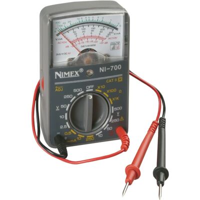Poly Pool PP0011 Multimeter - Analog CAT II 500V Poly Pool PP0011 Multimeter - Analog CAT II 500V