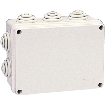 Poly Pool PP0282 Boîte de dérivation grise IP55 - Électrique Poly Pool PP0282 Boîte de dérivation grise IP55 - Électrique