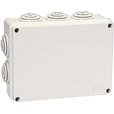 Poly Pool PP0283 Väggmonterad kopplingsdosa - IP55, Grå Poly Pool PP0283 Väggmonterad kopplingsdosa - IP55, Grå