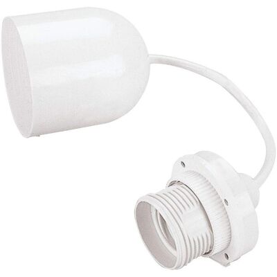 POLY POOL Lampada da Soffitto Bianca E27 80cm Cavo POLY POOL Lampada da Soffitto Bianca E27 80cm Cavo