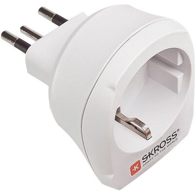 SKROSS - PP0436 - Europa naar Zwitserland - Schuko 16A - Reisadapter SKROSS - PP0436 - Europa naar Zwitserland - Schuko 16A - Reisadapter