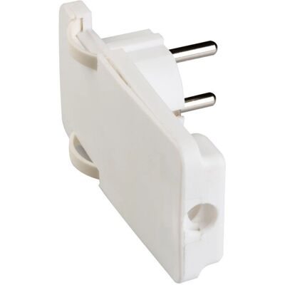 Poly Pool PP0454 Weiß Platzsparende Steckdose - Stromstecker Poly Pool PP0454 Weiß Platzsparende Steckdose - Stromstecker