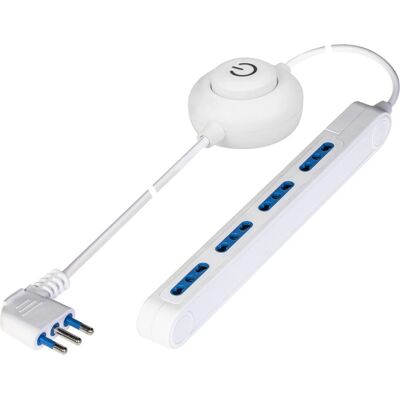 Poly Pool PP2523 Ochrona przed przepięciami - 4 gniazdka, 250V, 2m kabel Poly Pool PP2523 Ochrona przed przepięciami - 4 gniazdka, 250V, 2m kabel