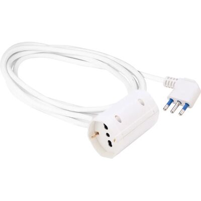Poly Pool PP2629 przedłużacz elektryczny - 5m, 2 gniazdka, Biały Poly Pool PP2629 przedłużacz elektryczny - 5m, 2 gniazdka, Biały