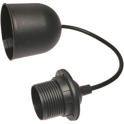 POLY POOL Modelo PP0373 Lámpara de Techo - E27, Cable 80cm, Negro POLY POOL Modelo PP0373 Lámpara de Techo - E27, Cable 80cm, Negro