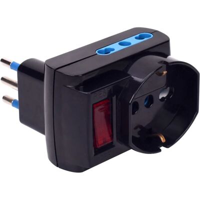 Poly Pool PP2386.1 Steckeradapter - Platzsparende Italienisch & Deutsch Steckdosen Poly Pool PP2386.1 Steckeradapter - Platzsparende Italienisch & Deutsch Steckdosen