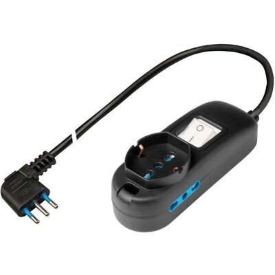 POLYPOOL listwa zasilająca - 3 gniazda, Schuko włącznik, 5m kabel POLYPOOL listwa zasilająca - 3 gniazda, Schuko włącznik, 5m kabel