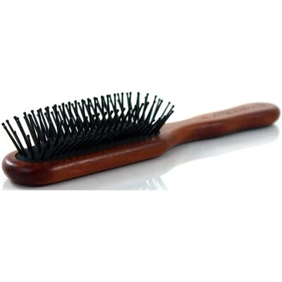 Spazzola per capelli in legno Acca Kappa - Pneumatica rettangolare - 20,5cm - Spazzola Spazzola per capelli in legno Acca Kappa - Pneumatica rettangolare - 20,5cm - Spazzola